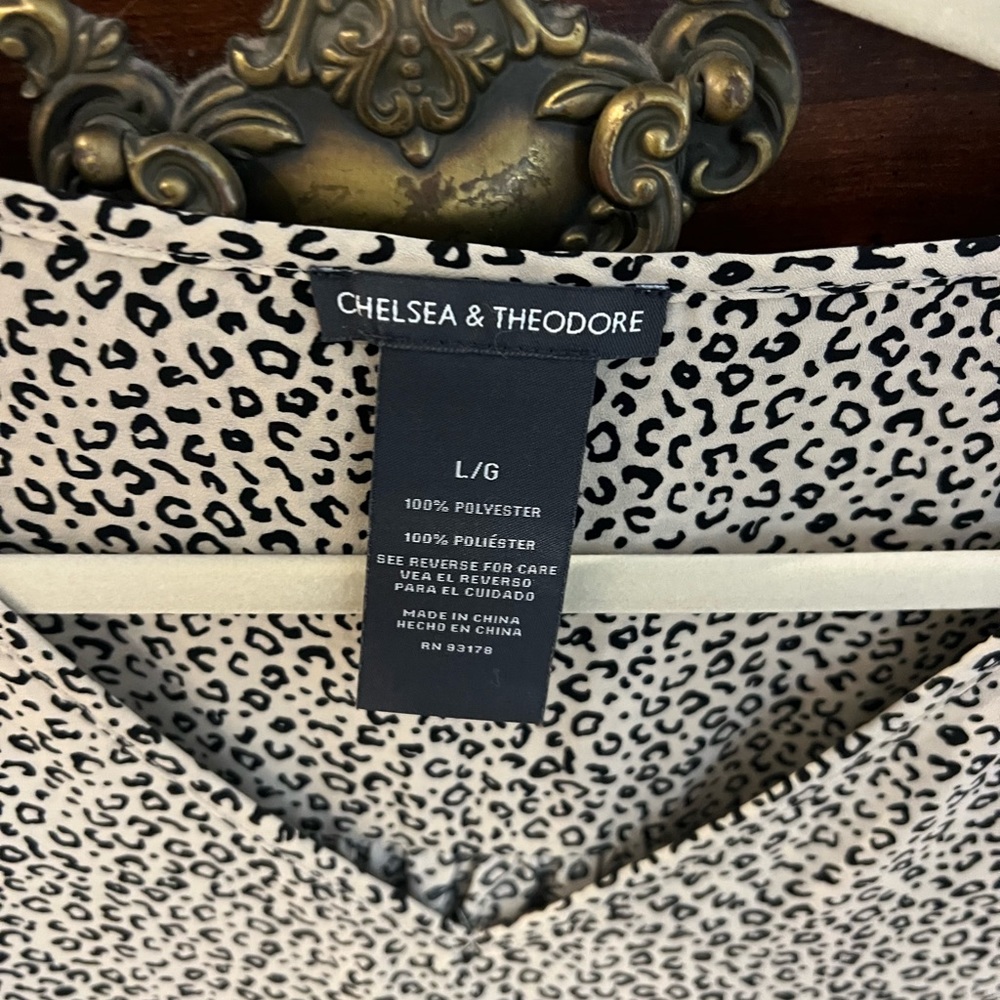 Chelsea & Theodore blouse.    Large